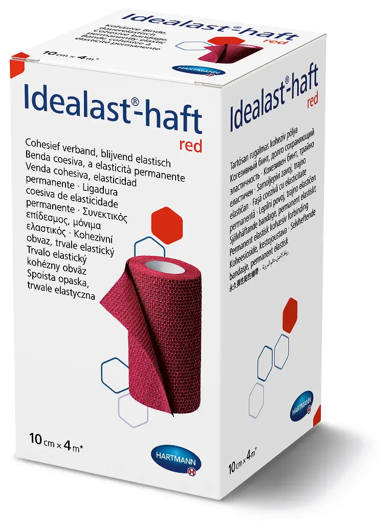 8249_ELASTICKE OBINADLO IDEALAST-HAFT COLOR 10CMX4M CERVENA